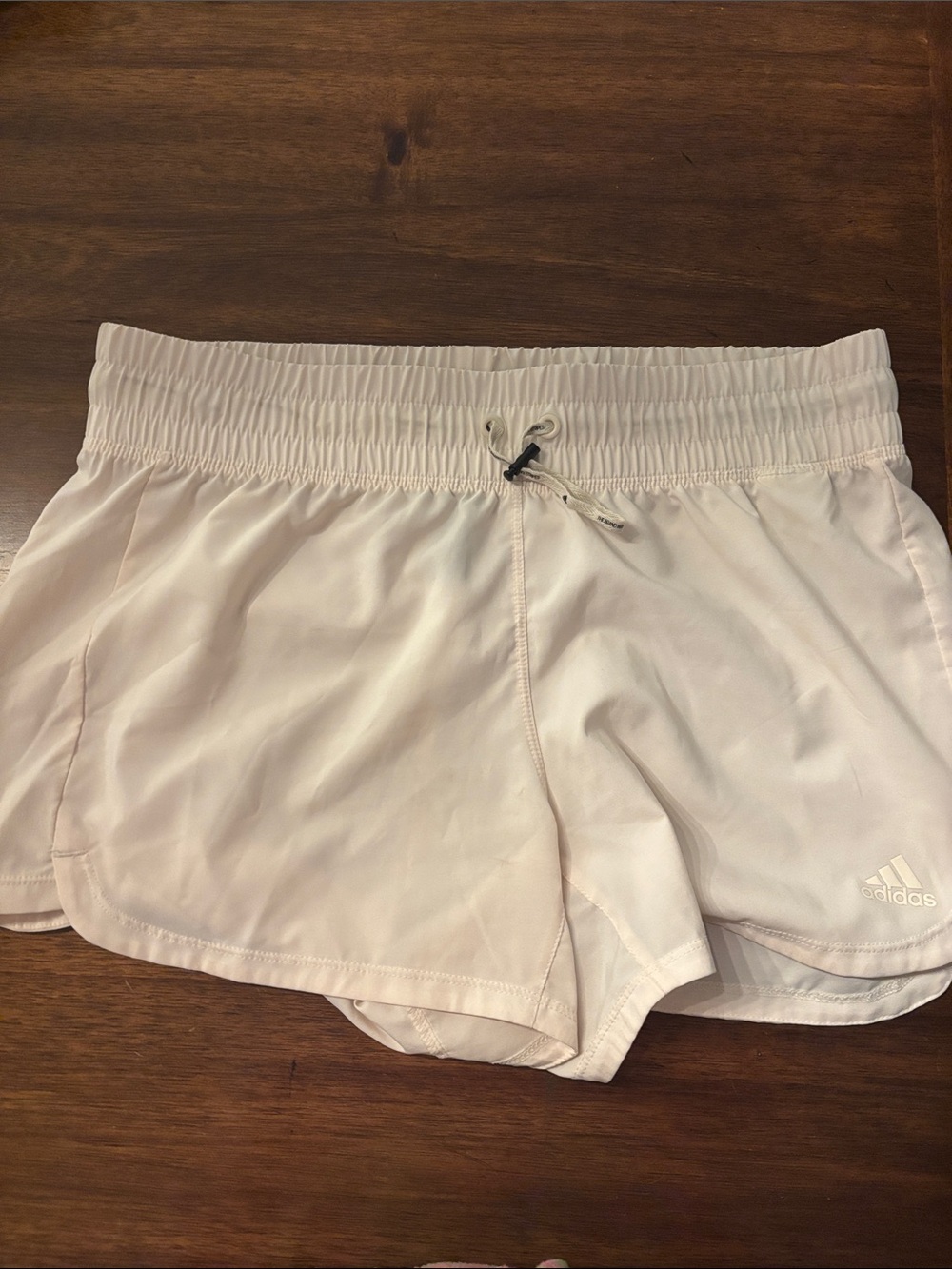 adidas Women's Pale Pink Athletic Shorts